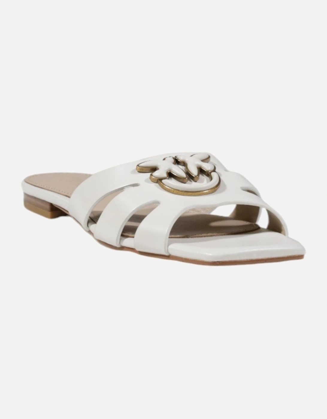 Leather Sandals with Rubber Sole Women - White