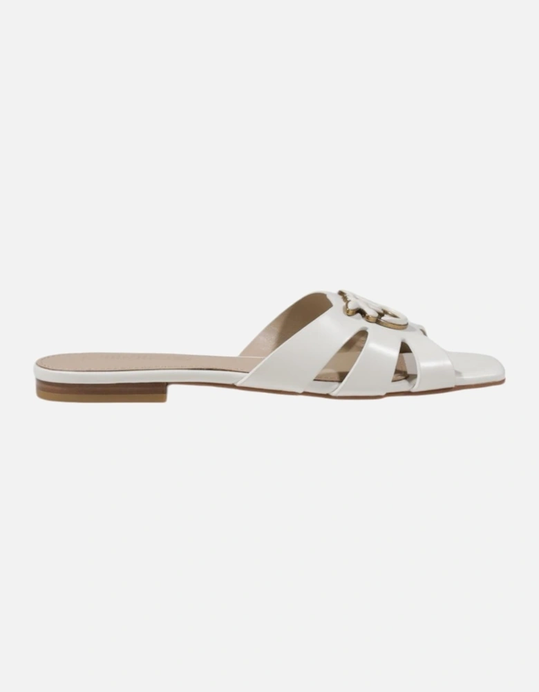 Leather Sandals with Rubber Sole Women - White