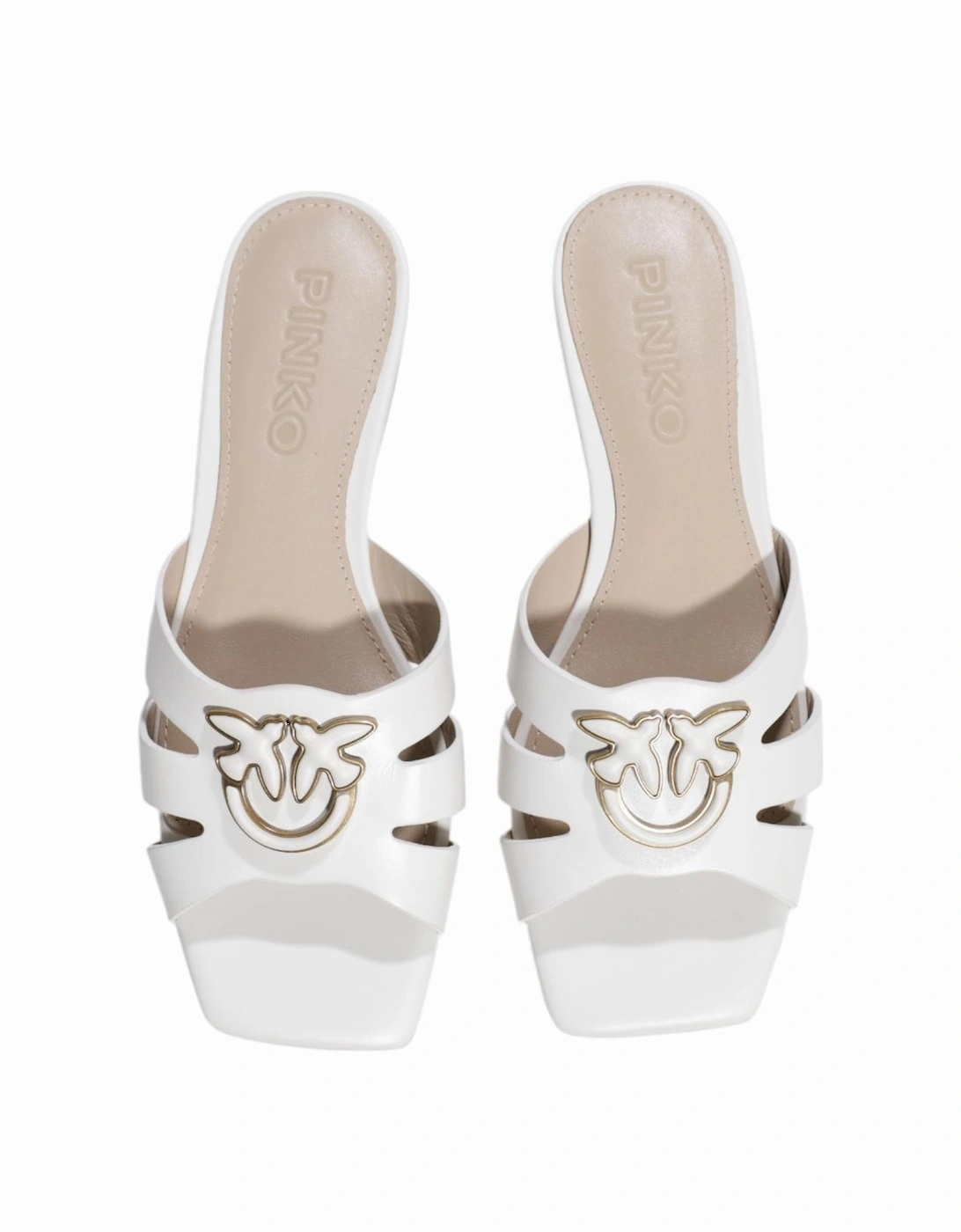 Leather Sandals with Rubber Sole Women - White, 4 of 3