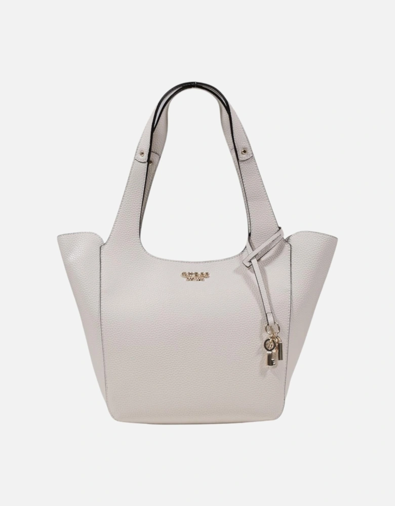 Elegant Polyurethane Handbag Women - White Bags