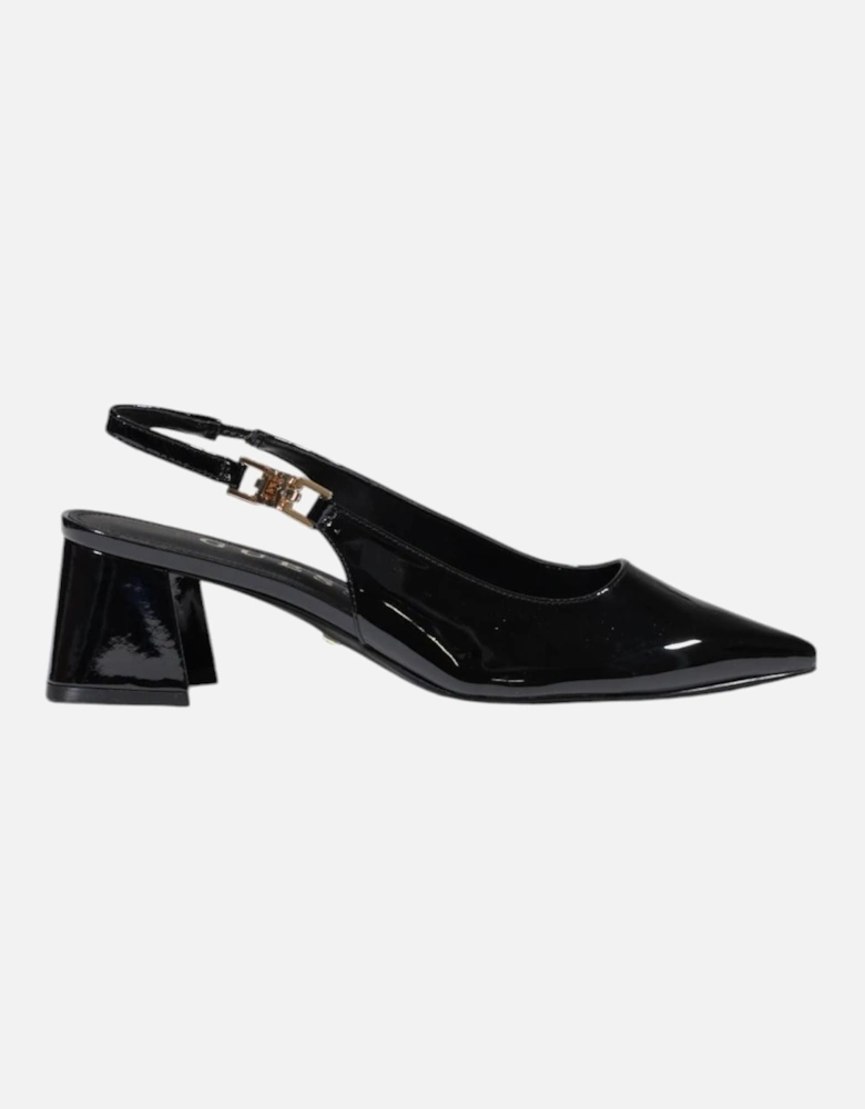 Ankle Strap Block Heel Sandals Women - Black