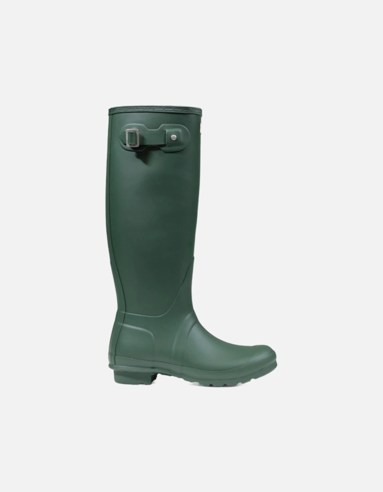 Ankle Rubber Sole Plain Boots Women - Green