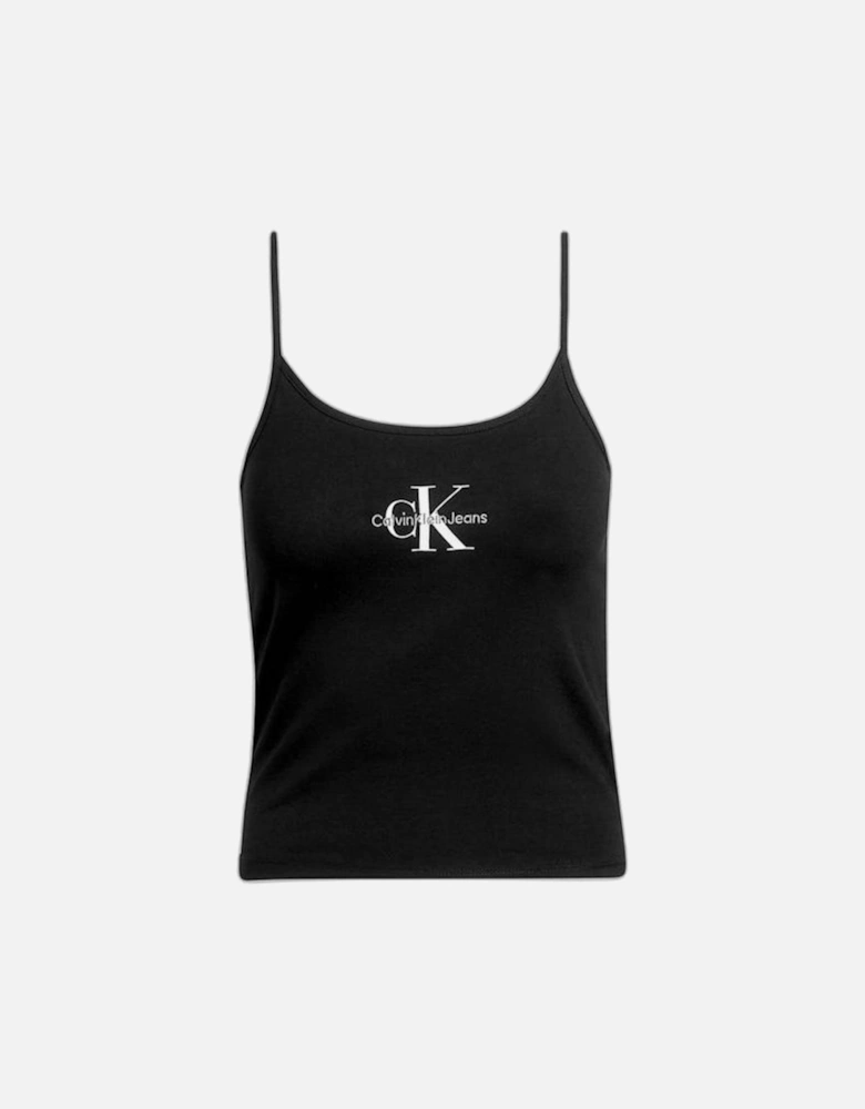 Printed Black Womens Tank Top