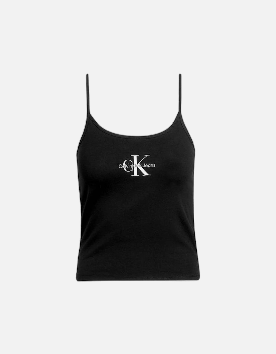 Printed Black Womens Tank Top, 4 of 3