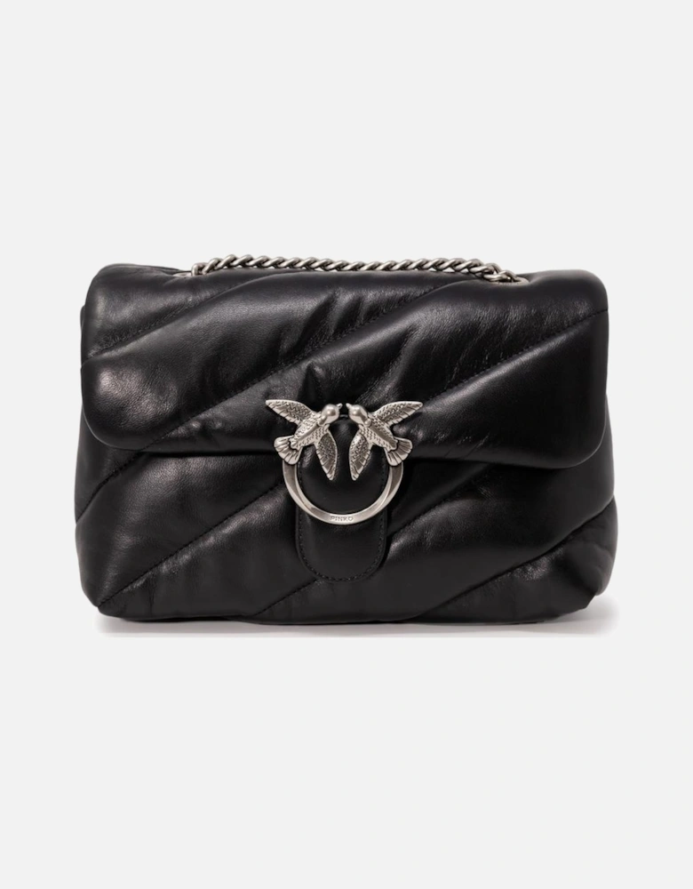 Love Birds Quilted Leather Bag Women - Black