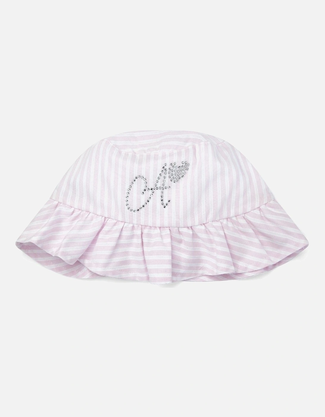 HEAVENLY HYDRANGEA DREAM SEERSUCKER BUCKET HAT 1910 - PINK BLOSSOM, 4 of 3