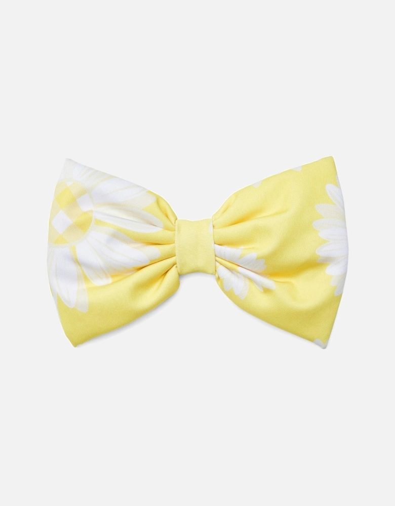 A DEE DAISY DREAMER DELORES YELLOW BOW WITH CLIP 2927 - DAISY YELLOW