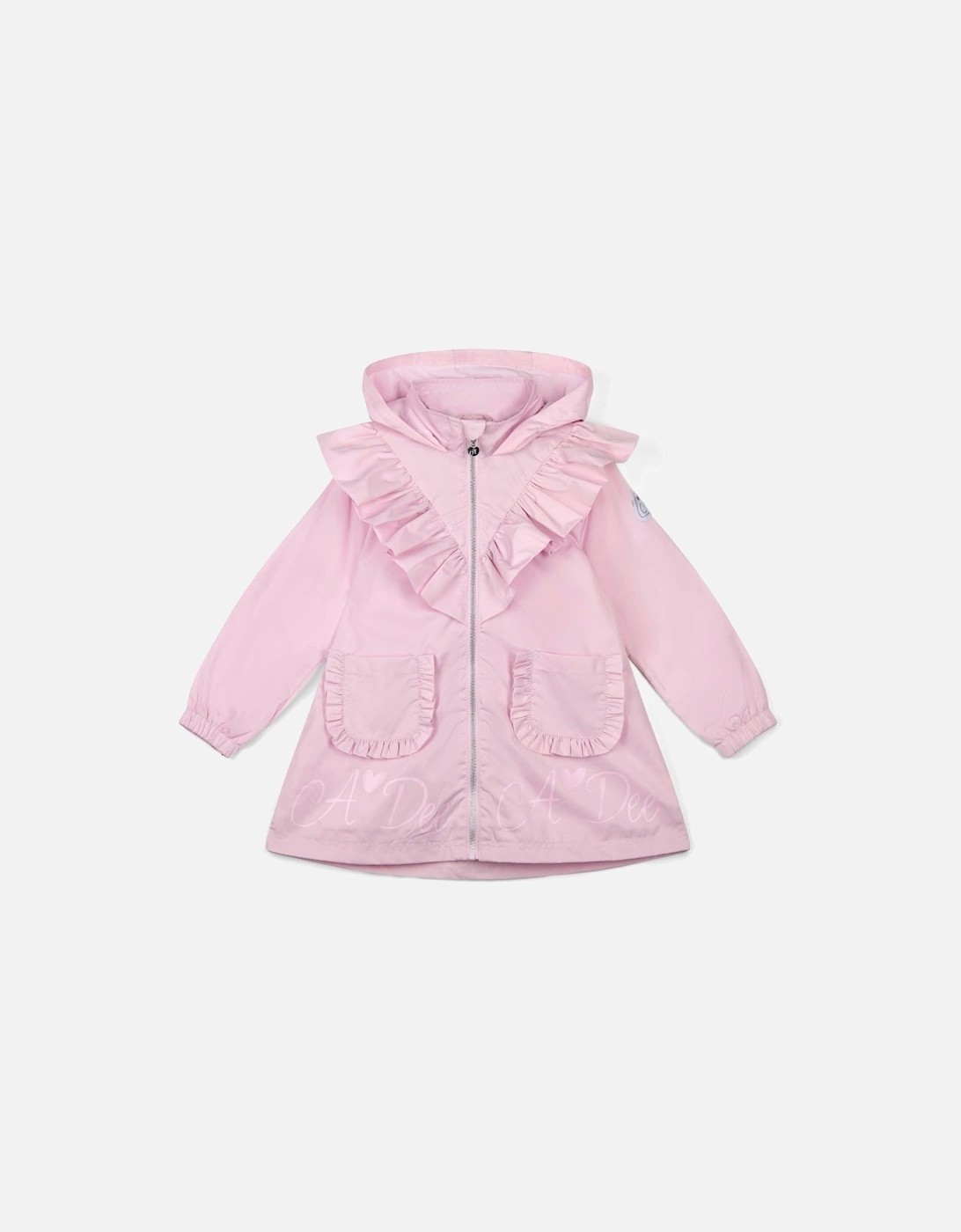 HEAVENLY HYDRANGEA CELINE FRILL JACKET WITH LOGO 1202 - PINK BLOSSOM