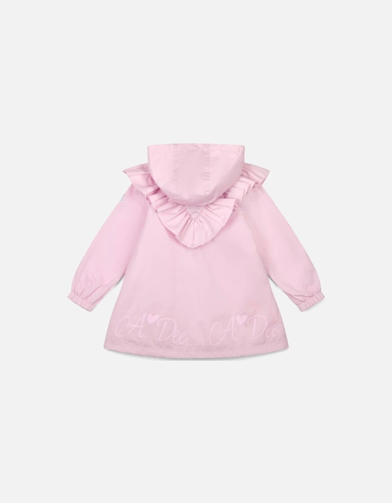 HEAVENLY HYDRANGEA CELINE FRILL JACKET WITH LOGO 1202 - PINK BLOSSOM