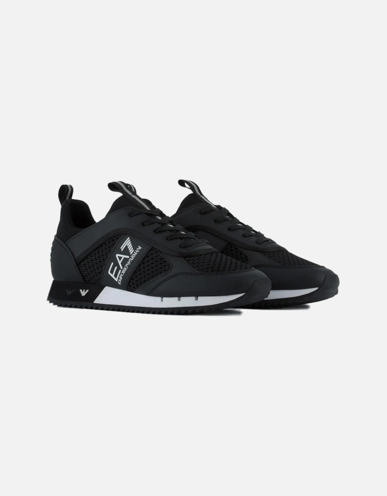 Emporio Armani Mesh Runner Trainers Black/White