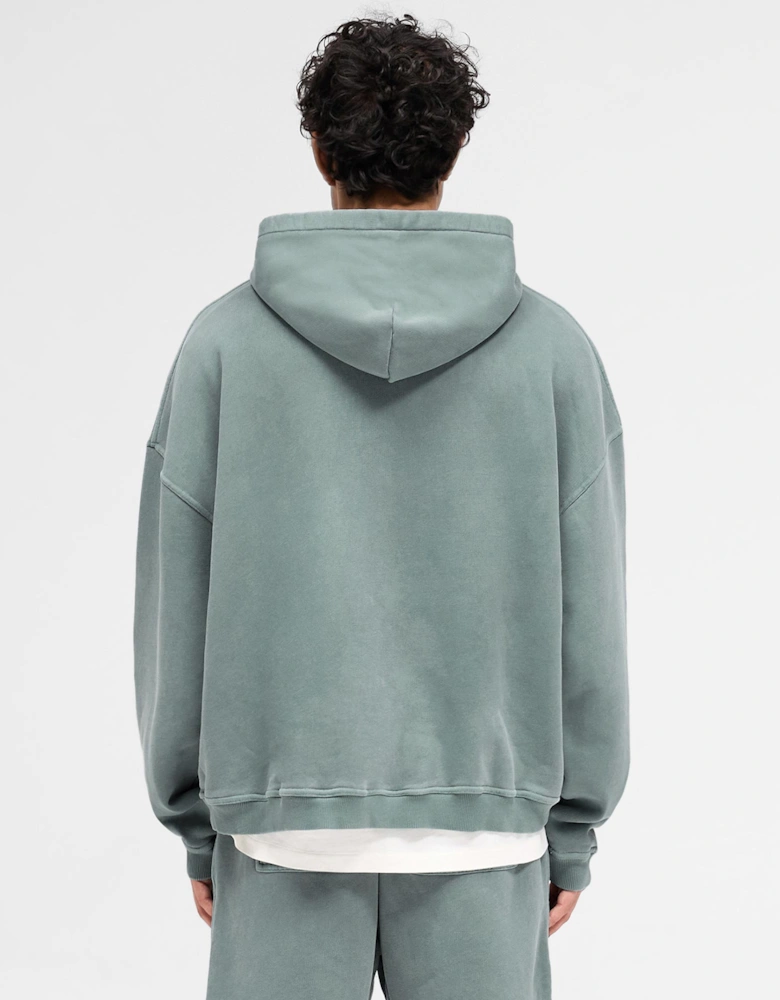 Oversized Fit Rep Applique Hoodie