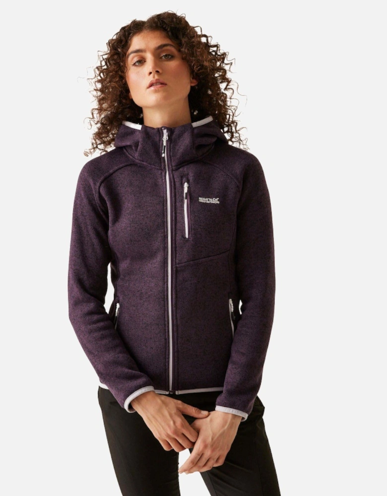 Womens Hood Newhill Full Zip Hooded Fleece Jacket