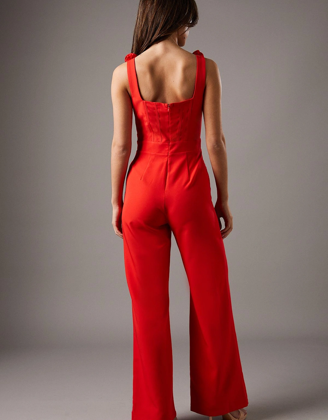 Rosette Trim Jumpsuit