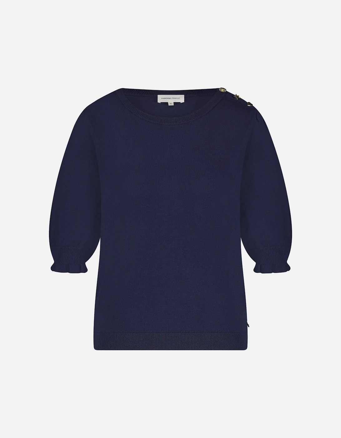 Molly short sleeve pullover in Midnight blue, 5 of 4