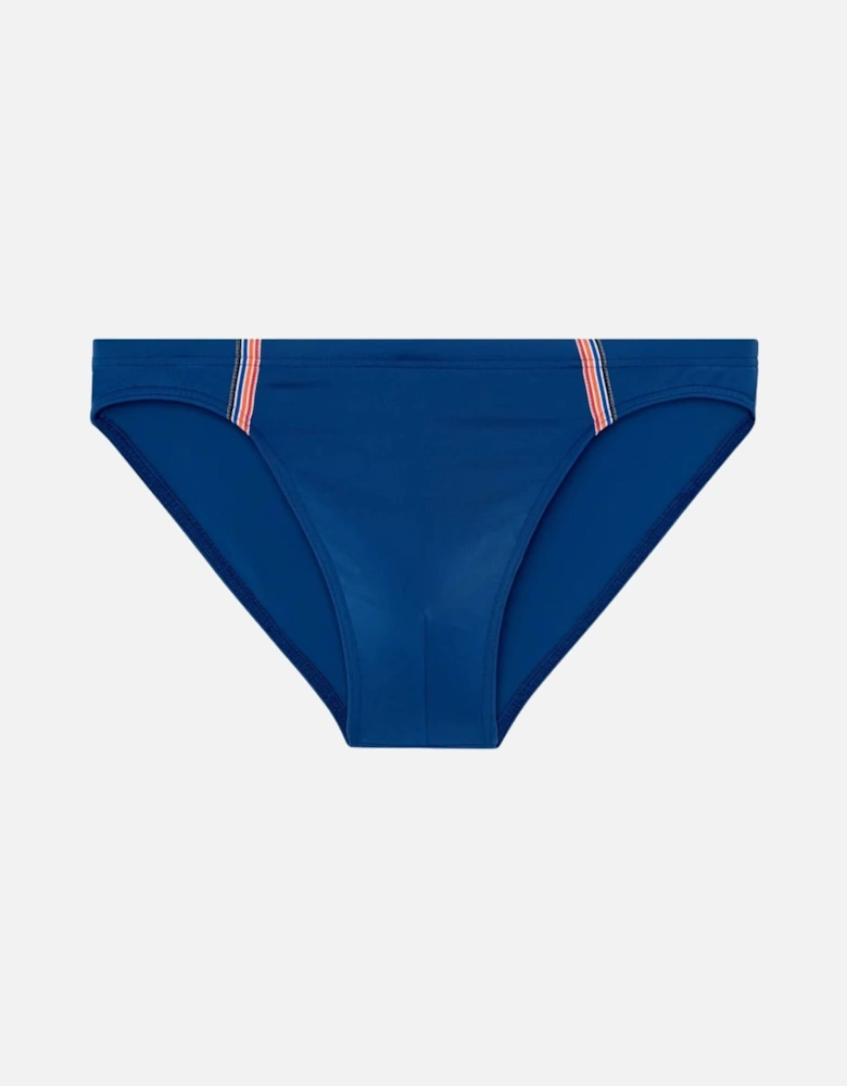 Nautical Cup Swim Micro Briefs, Navy