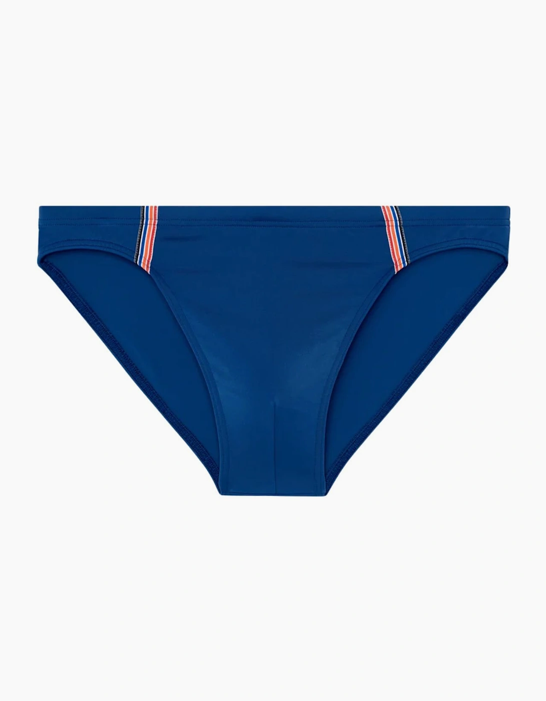 Hom Men's Blue Nautical Cup Swim Micro Briefs, Navy - Size: 37/36/32