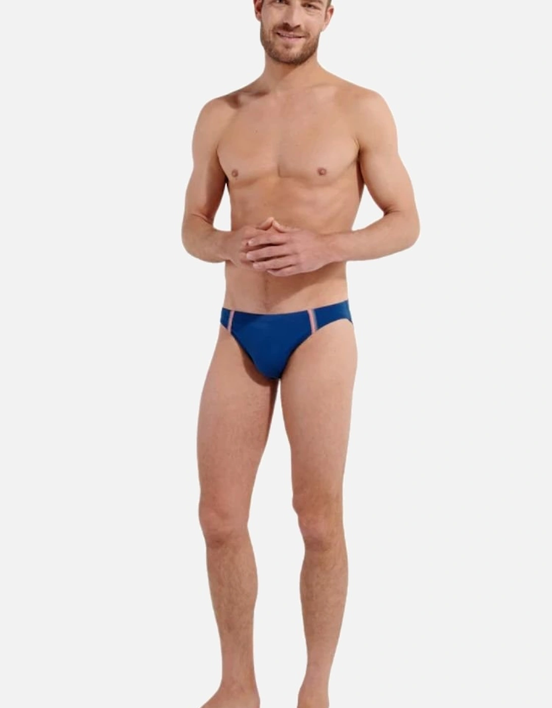 Nautical Cup Swim Micro Briefs, Navy