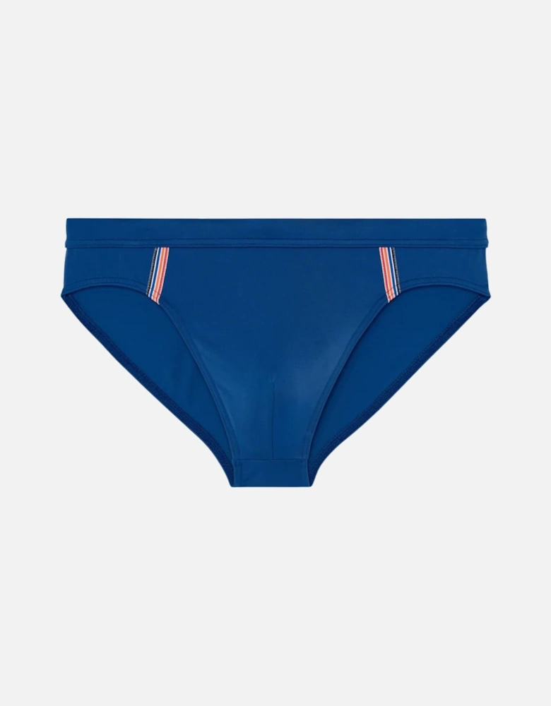 Nautical Cup Swim Mini Briefs, Navy