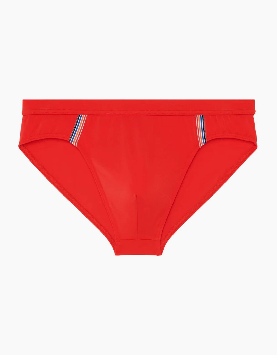 HOM Hom Men's Nautical Cup Swim Mini Briefs, Red