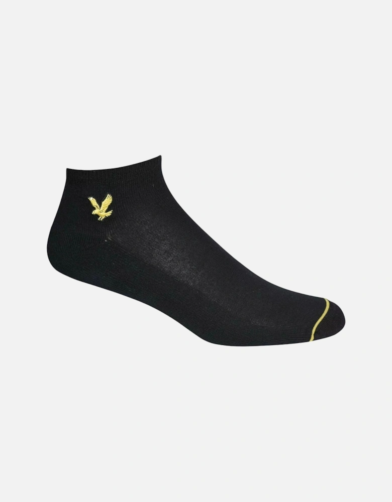 3-Pack Ross Trainer Socks, Black