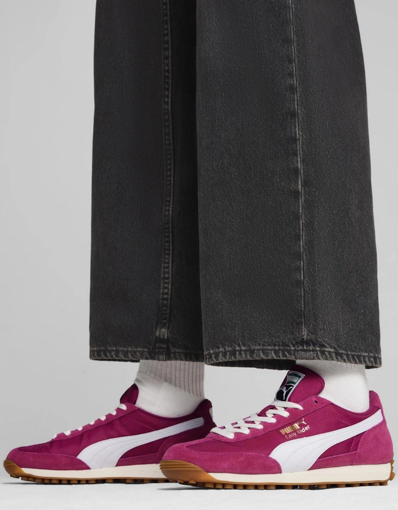 Women's Easy Rider Vintage Trainers - Dark Pink