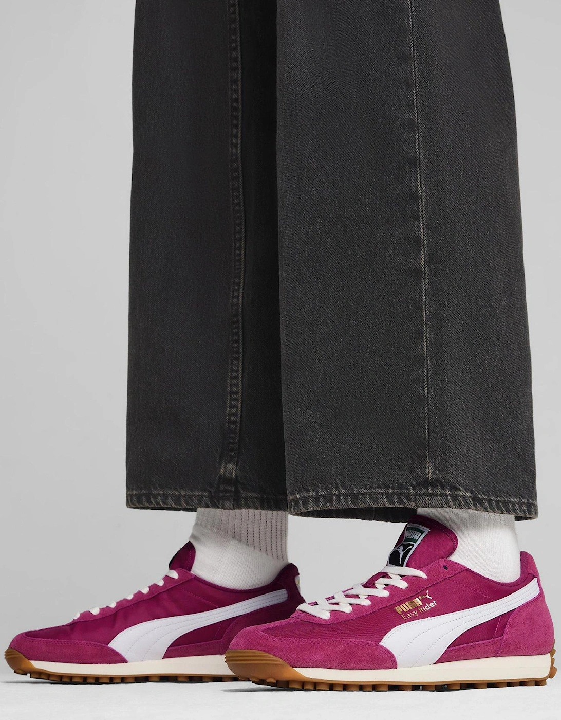 Women's Easy Rider Vintage Trainers - Dark Pink