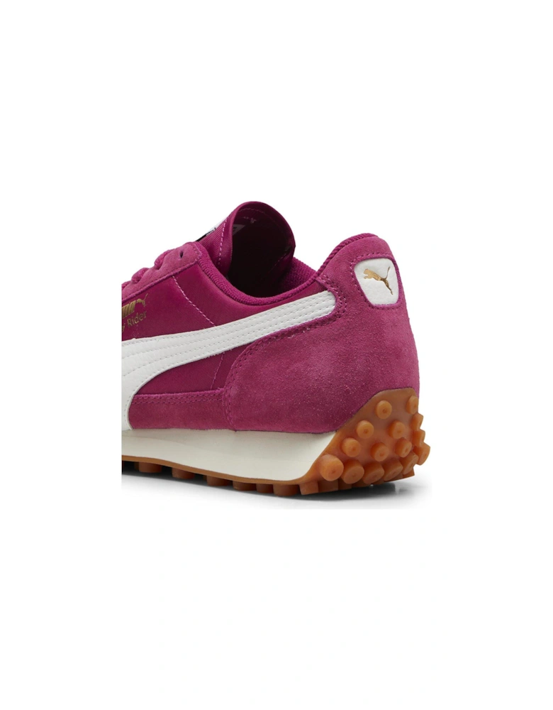 Women's Easy Rider Vintage Trainers - Dark Pink