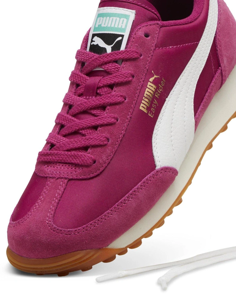 Women's Easy Rider Vintage Trainers - Dark Pink