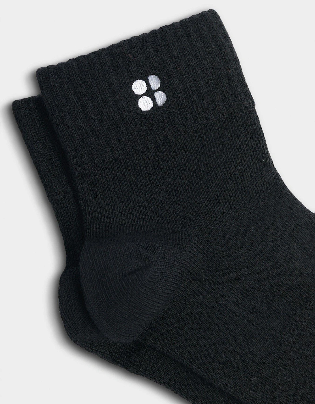 Womens Training Essentials Mid 3 Pack - Black