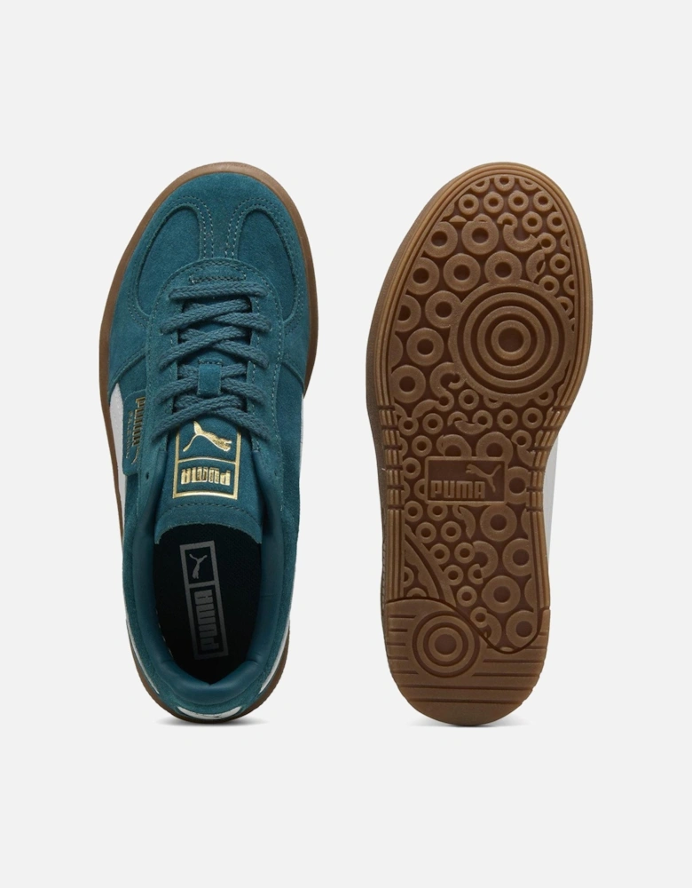 Women's Palermo Elevata Trainers - Dark Green