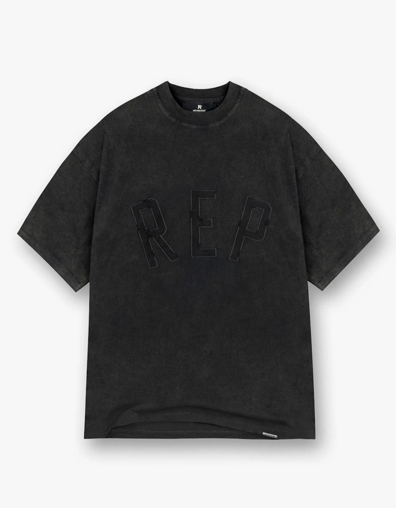 Oversized Fit Rep Applique T-Shirt