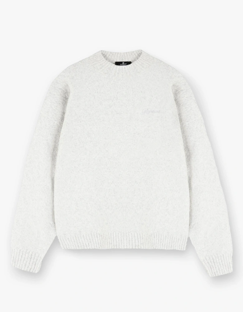 Oversized Fit Marled Knit Jumper