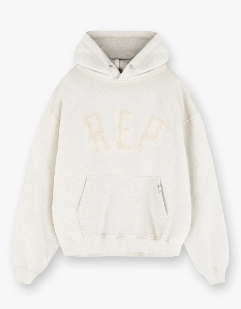 Oversized Fit Rep Applique Hoodie