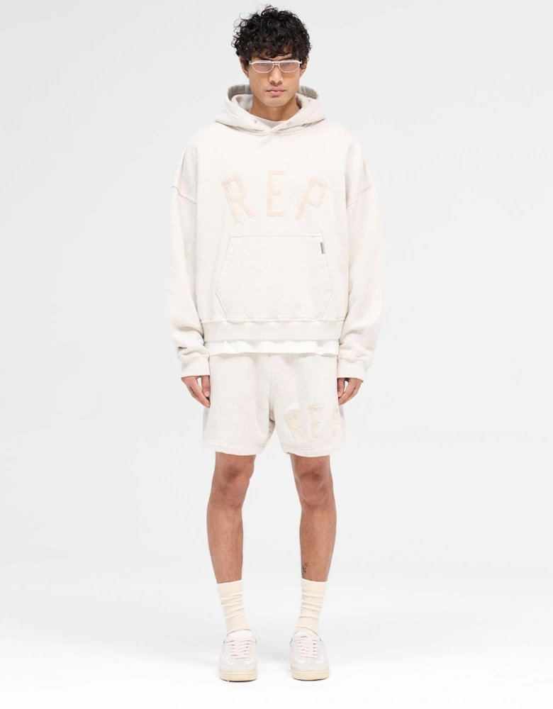 Oversized Fit Rep Applique Hoodie