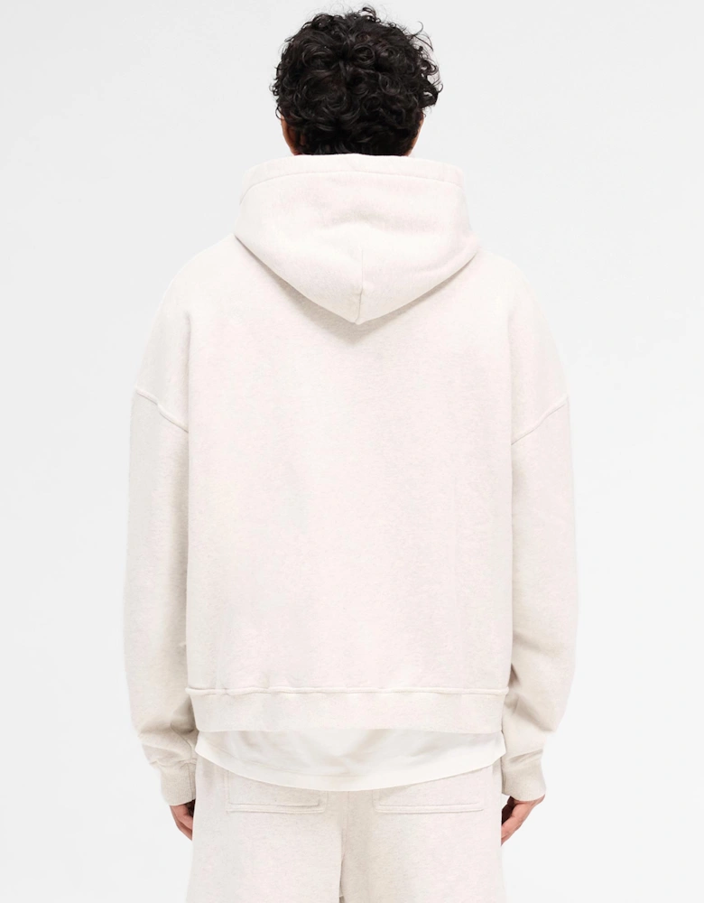 Oversized Fit Rep Applique Hoodie