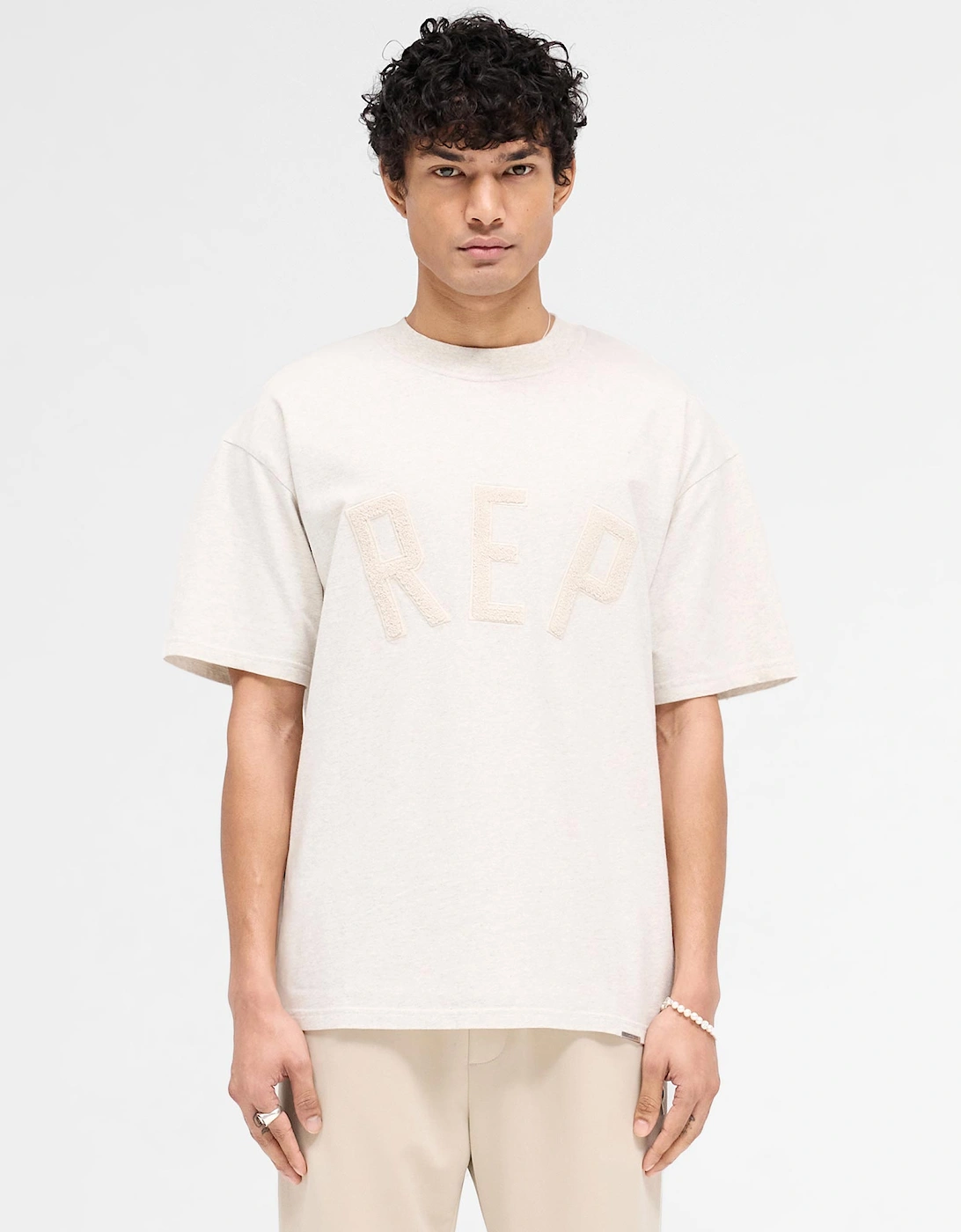 Oversized Fit Rep Applique T-Shirt, 6 of 5