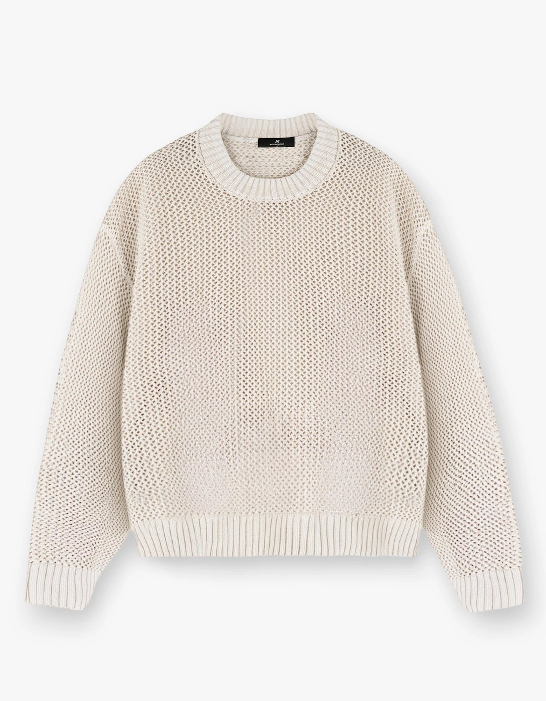 Oversized Fit Open Gauge Knit Jumper