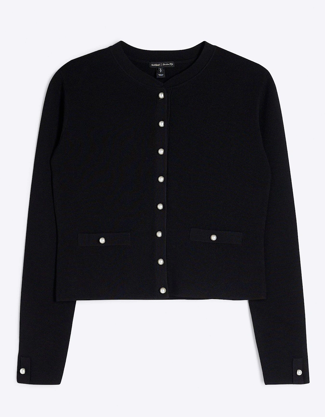 Clean Military Cardi - Black