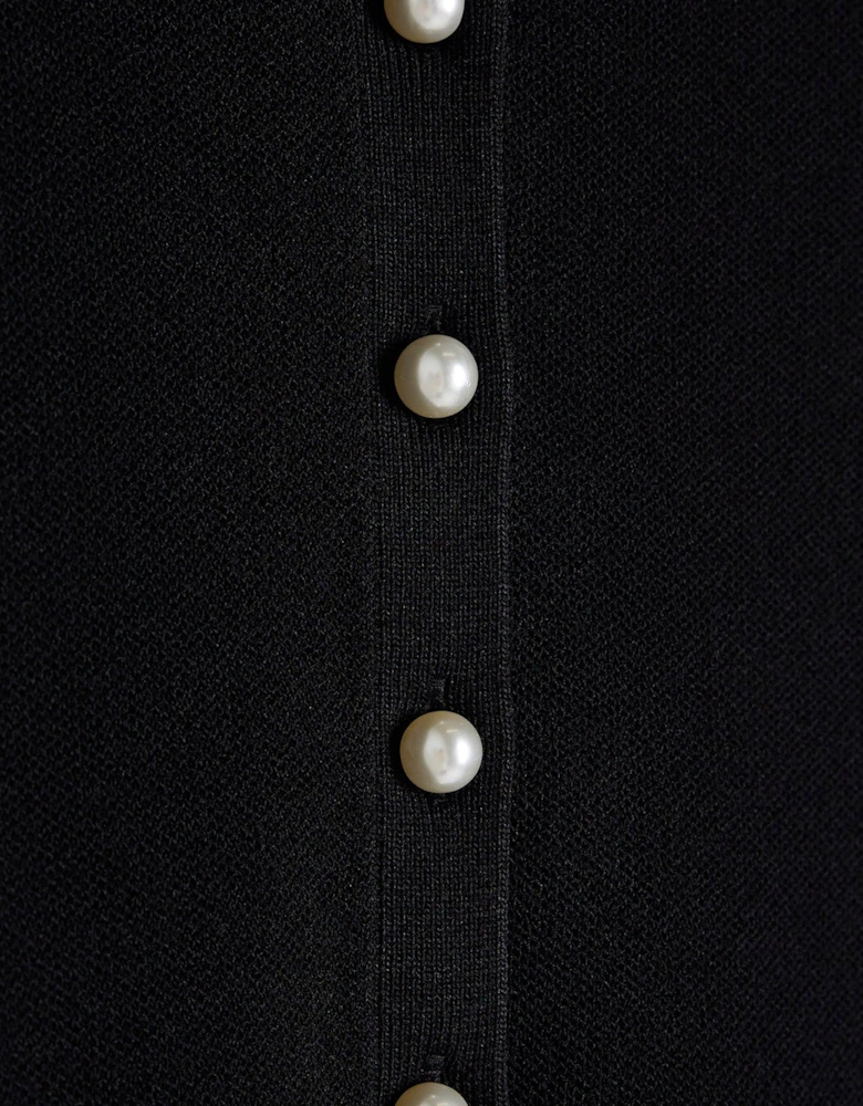 Clean Military Cardi - Black