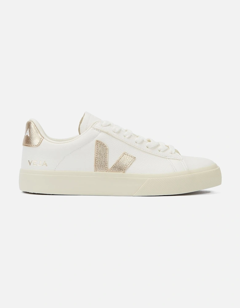 Campo Platine Women's White/Gold Trainers