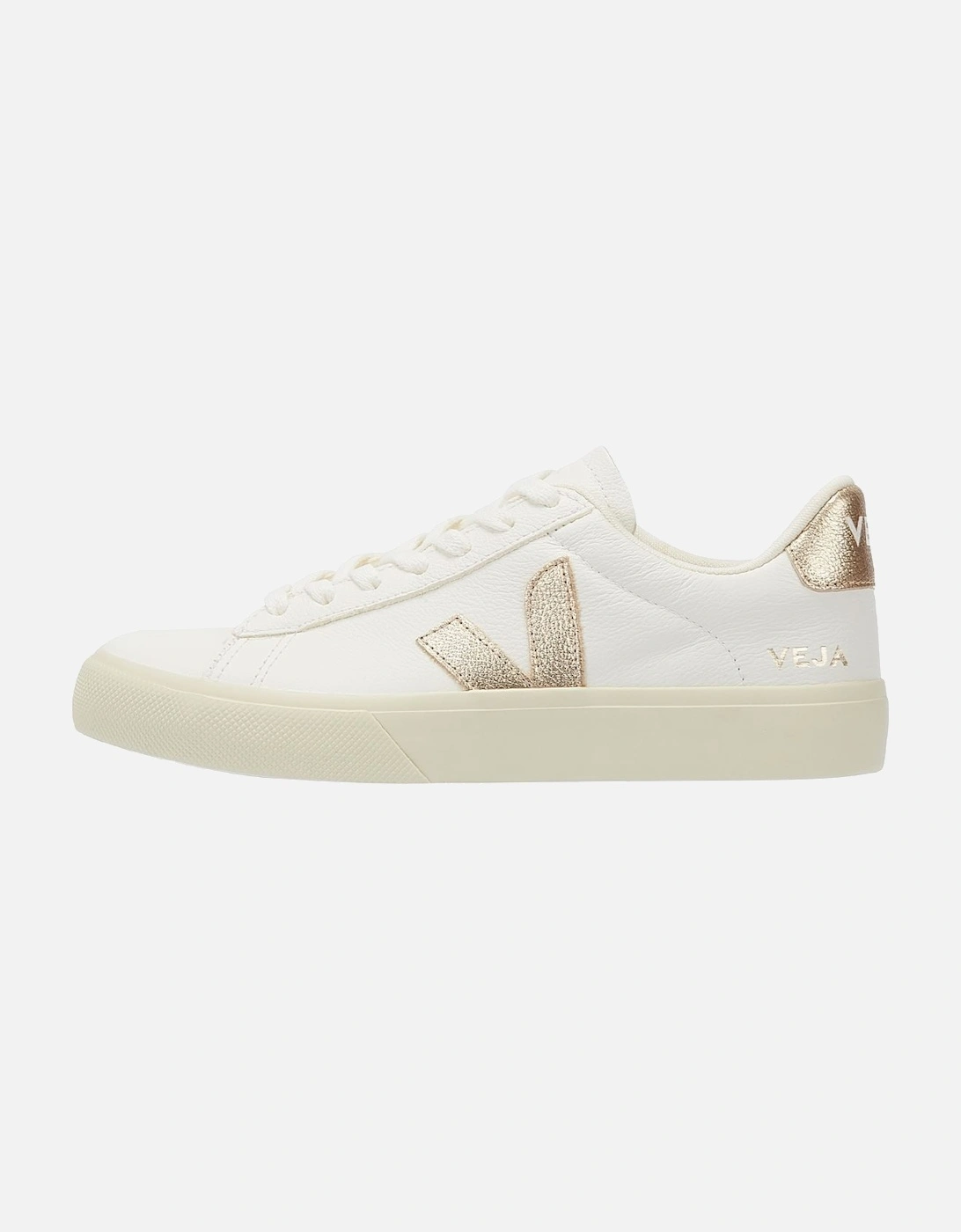 Campo Platine Women's White/Gold Trainers