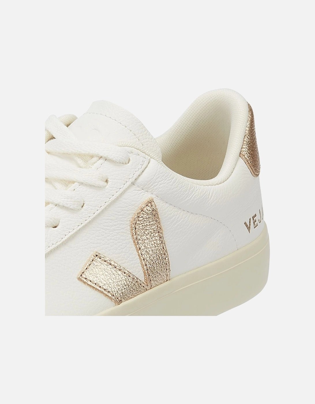 Campo Platine Women's White/Gold Trainers