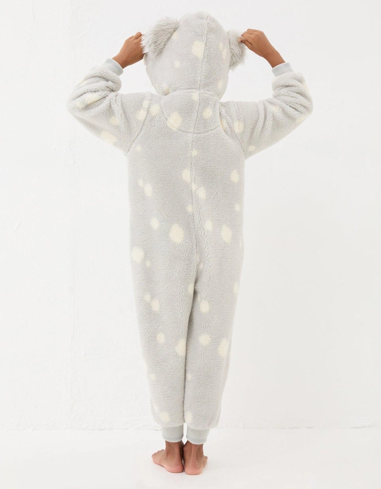 Girls Koala All In One - Light Grey