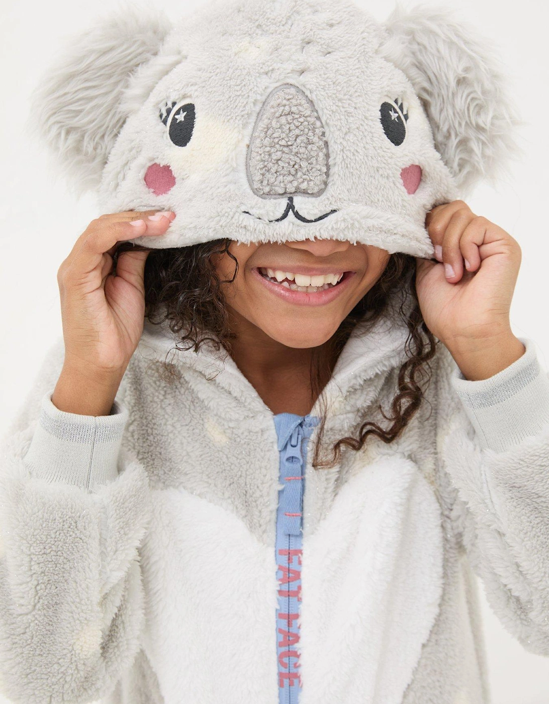 Girls Koala All In One - Light Grey