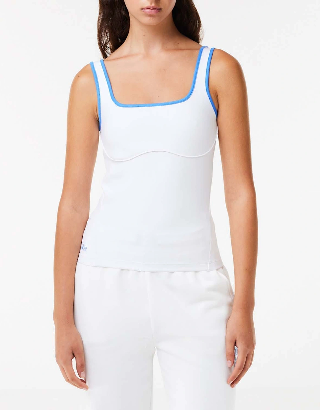 Women's Lacoste x EleVen by Venus Technical Tank Top - White - Size: 12