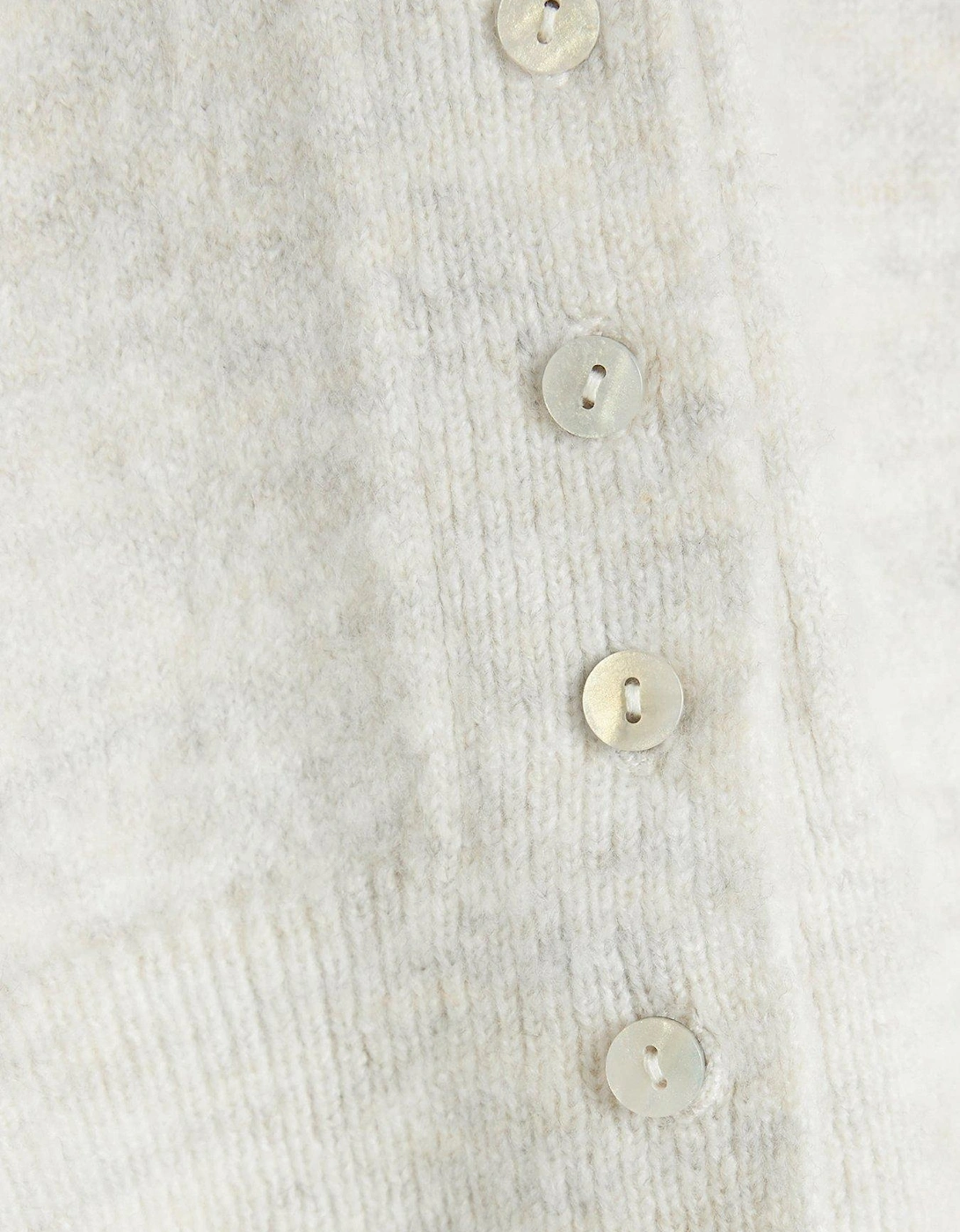 Button Down Cardigan - Cream