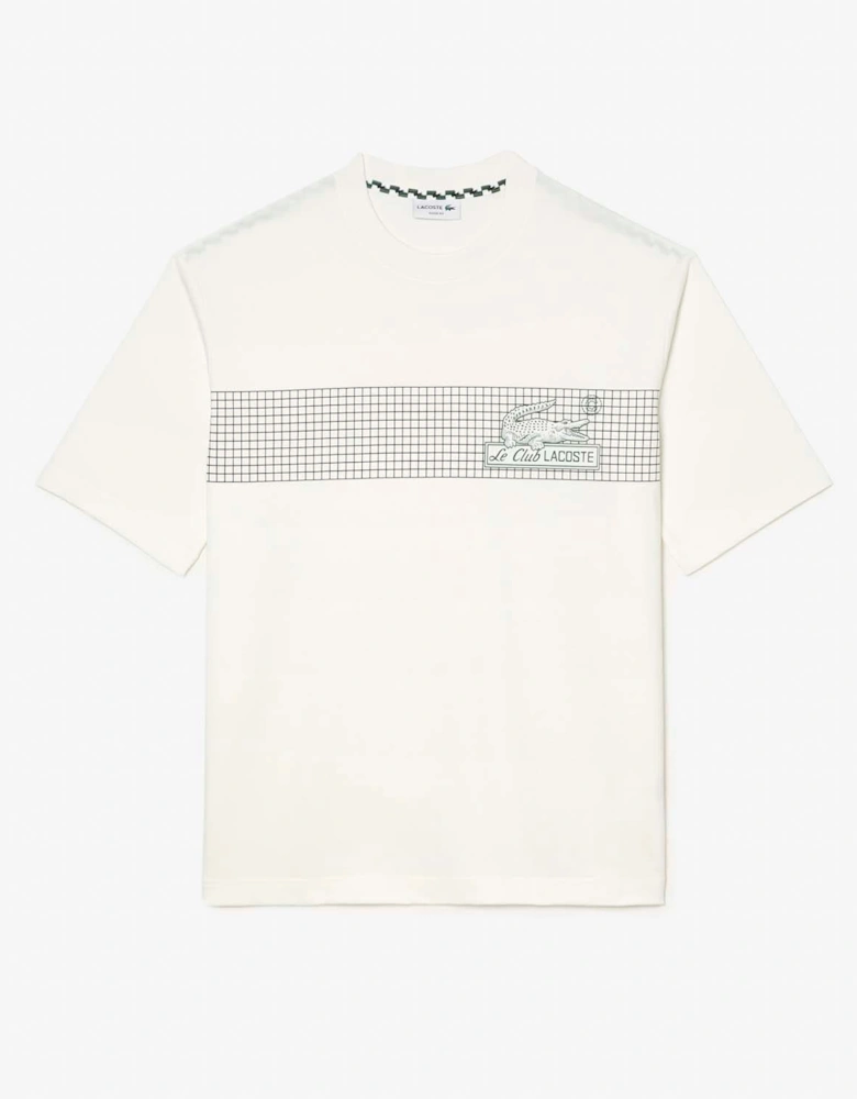 Loose Fit Tennis Print T-Shirt