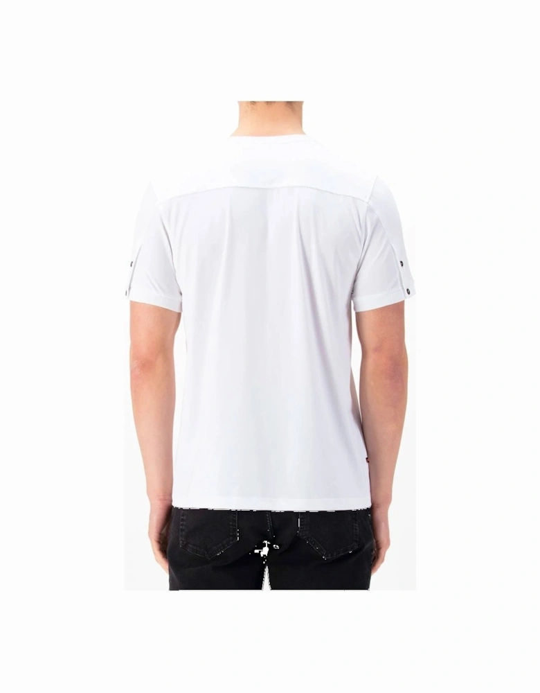 Luke Shanghai Jersey Crew Reg Fit T Shirt White