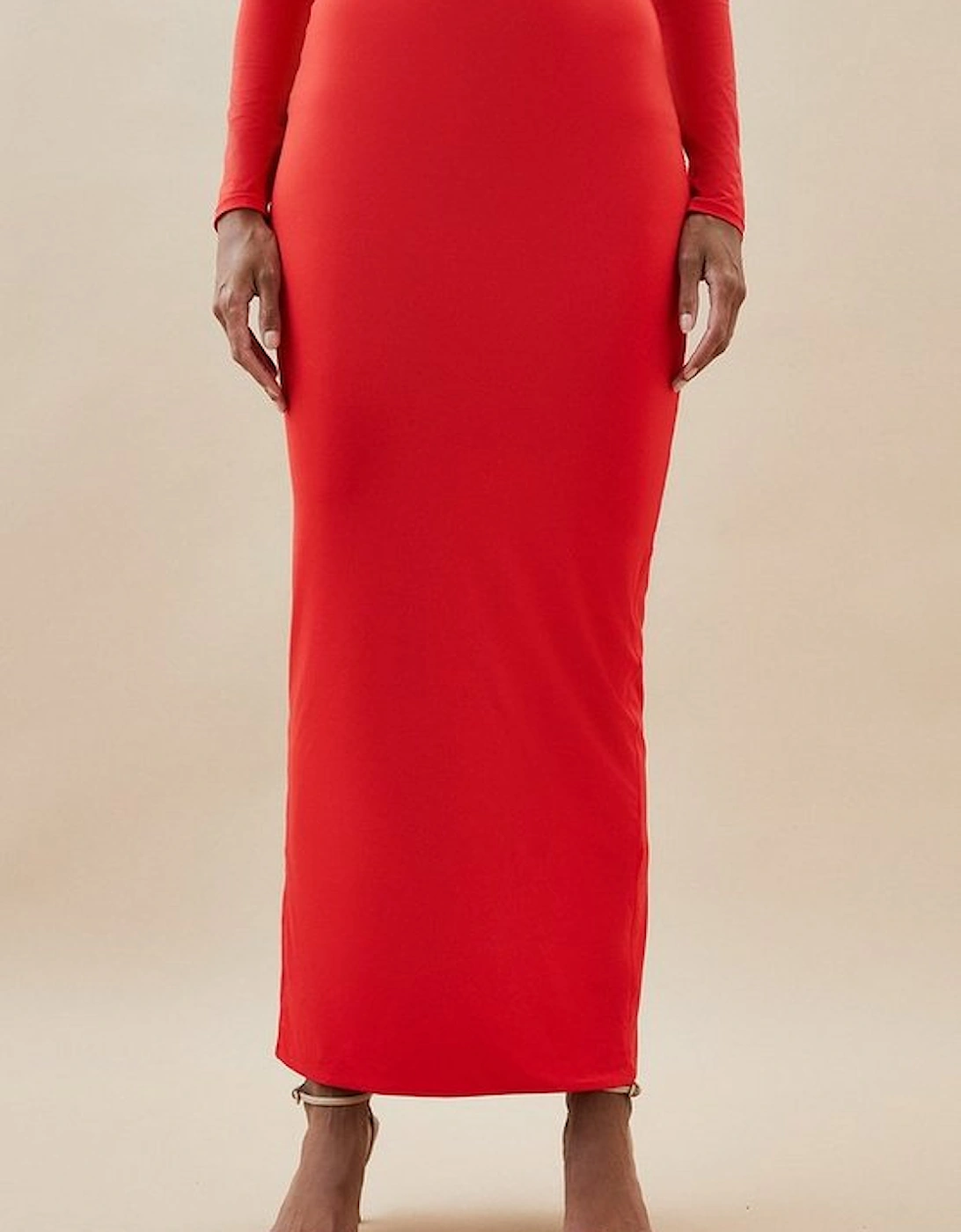 Contour Jersey Maxi Skirt