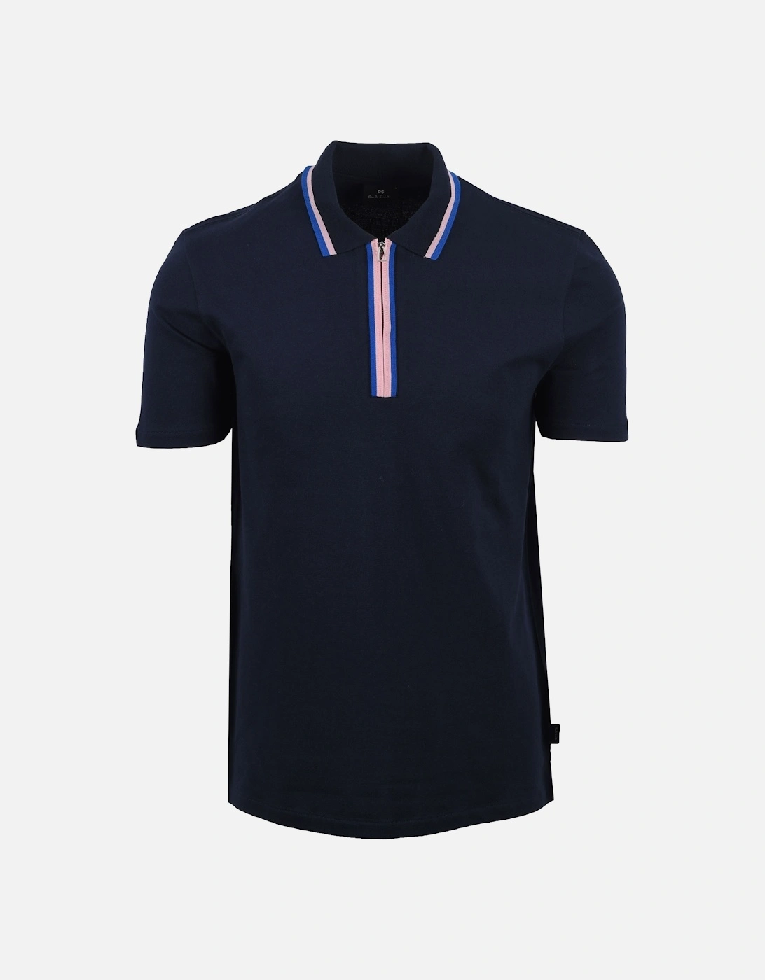 Reg Fit Half Zip Polo Dark Navy, 3 of 2